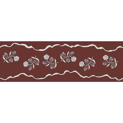 Jaipur Border 5cm Wallpaper by Parker & Jules Conker