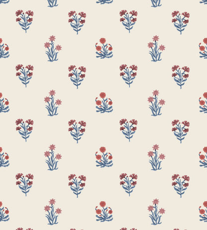 Jaipur Flower Wallpaper by DADO 01 Ruby