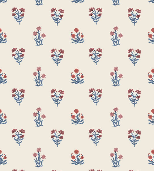 Jaipur Flower Wallpaper by DADO 01 Ruby