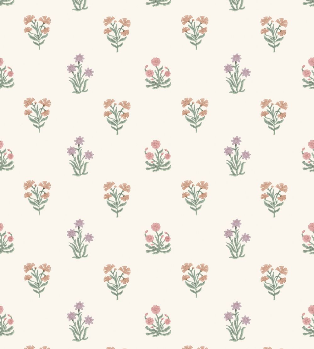 Jaipur Flower Wallpaper by DADO 03 Jadeite