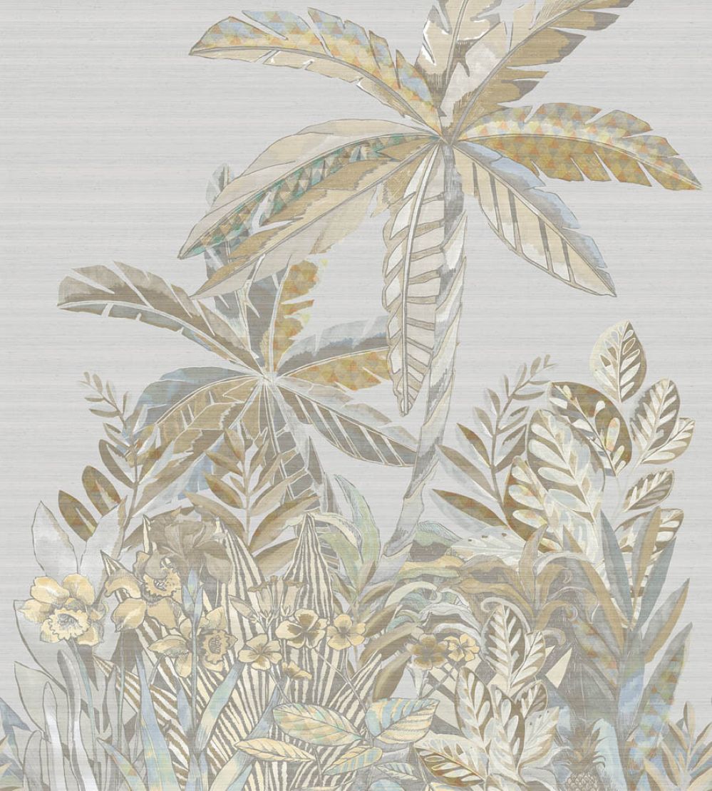 Jaipur Garden Mural by Jannelli&Volpi Grey