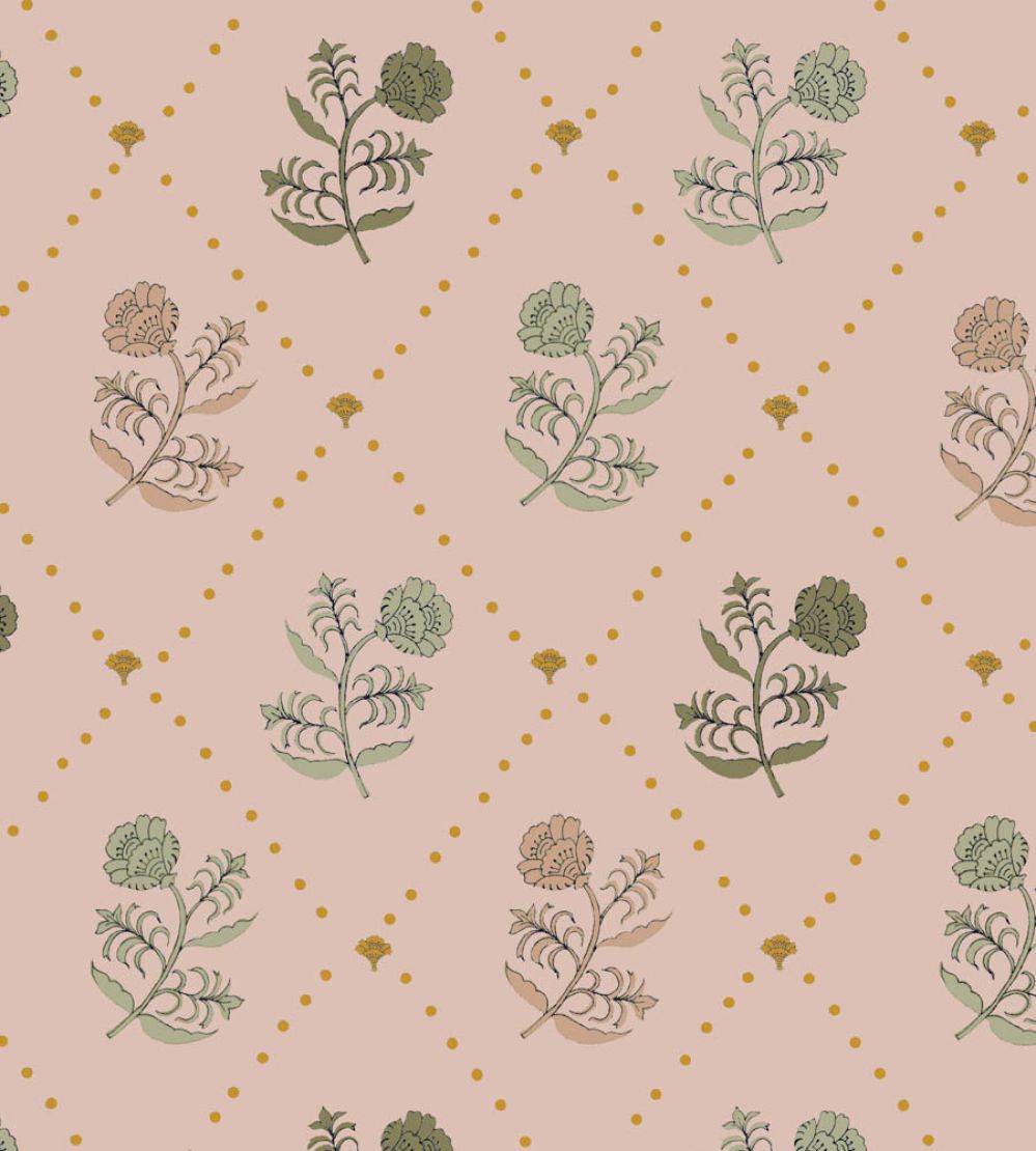 Jaipur Fabric by Parker & Jules Hunter Plaster