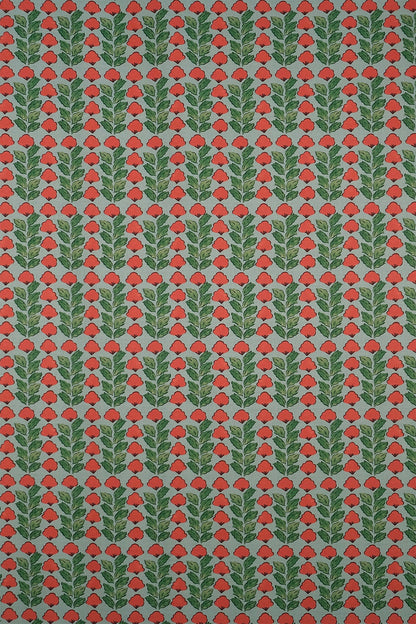 Jaipur Fabric by James Malone in Aqua (03)