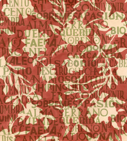 Jaleo Wallpaper by Tres Tintas Red