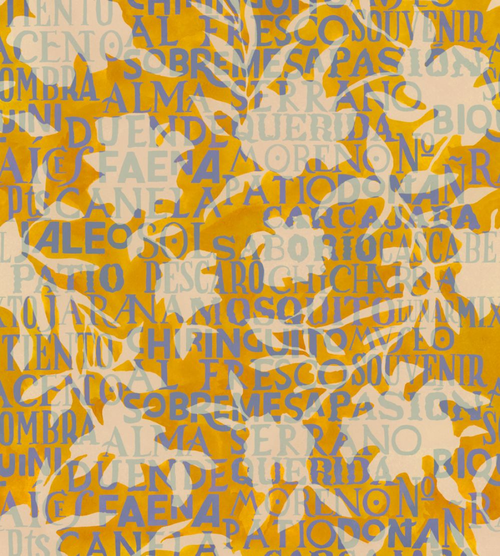Jaleo Wallpaper by Tres Tintas Yellow