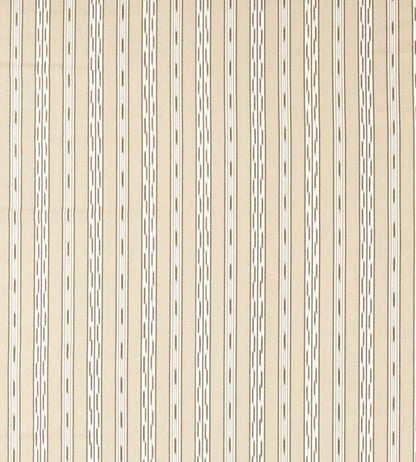 Jamdani Stripe Fabric by Sanderson Gritstone/Oak