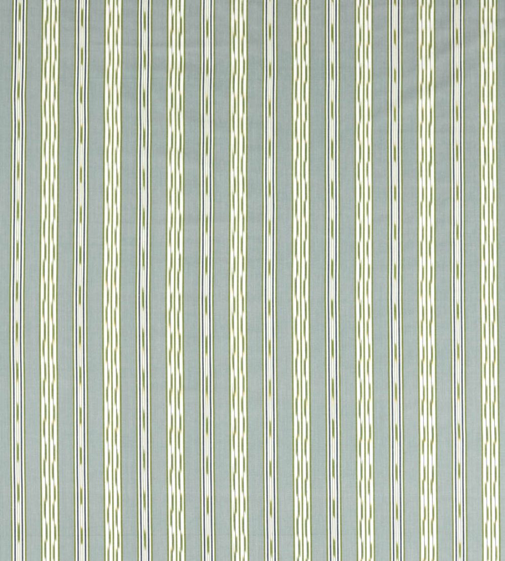 Jamdani Stripe Fabric by Sanderson Mineral Blue/Green