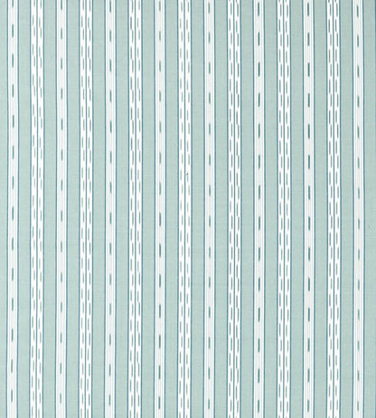 Jamdani Stripe Fabric by Sanderson Porcelain/Blue