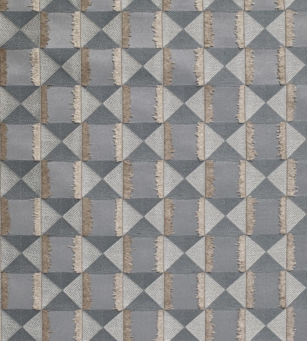 Charleston Fabric by James Hare Blue