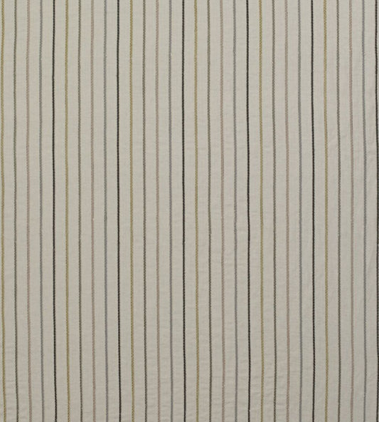 Maddox Stripe Fabric by James Hare Natural
