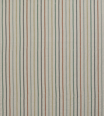 Maddox Stripe Fabric by James Hare Blue Multi