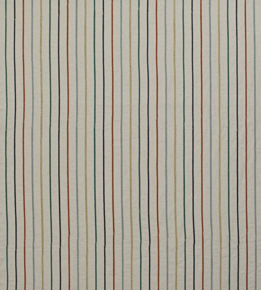 Maddox Stripe Fabric by James Hare Blue Multi