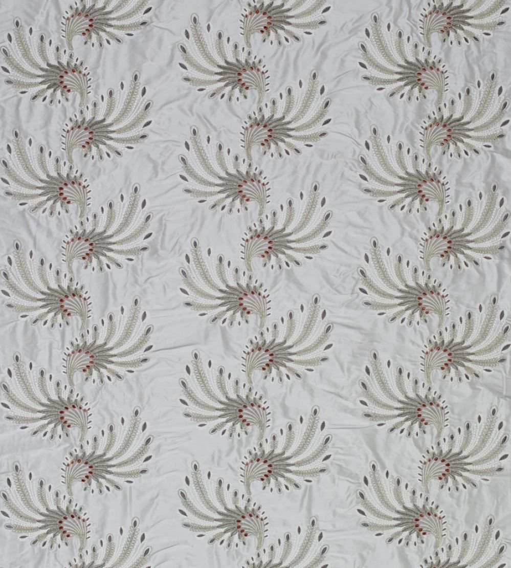 Plume Fabric by James Hare Frost/Rose Pink
