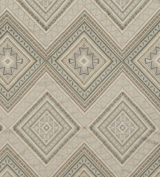 Fuji Fabric by James Hare Natural / Slate