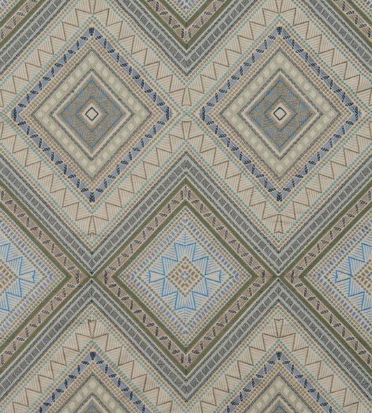 Fuji Fabric by James Hare Natural / Indigo
