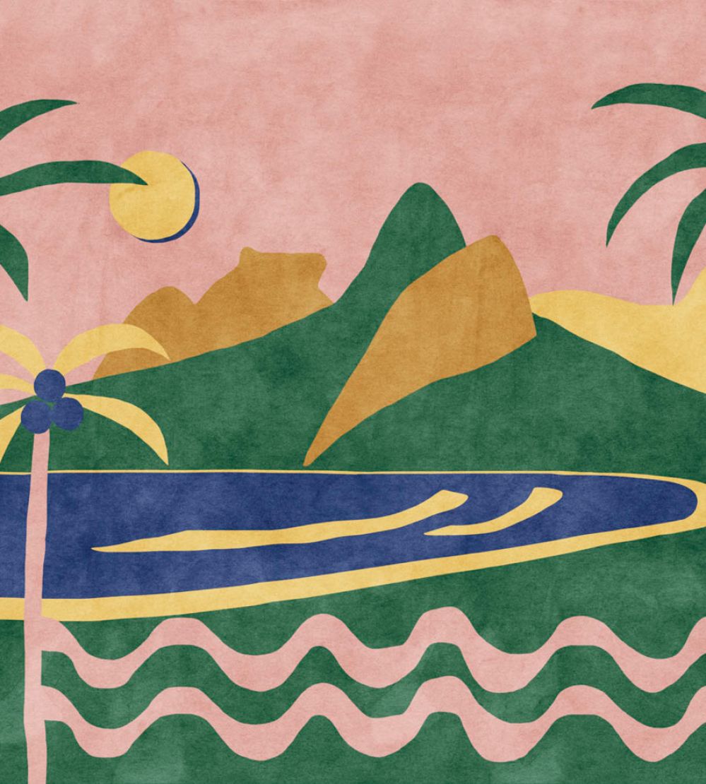 Janeiro Mural by Tres Tintas Rosa