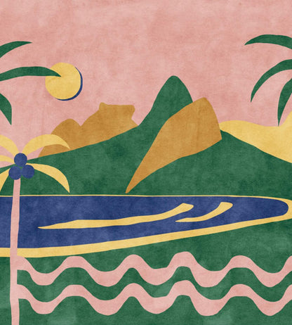 Janeiro Mural by Tres Tintas Rosa