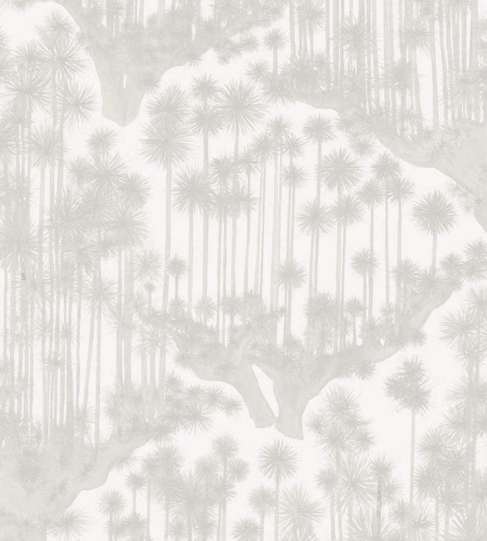 Japanese Woods Wallpaper by Cole & Son Platinum Grey