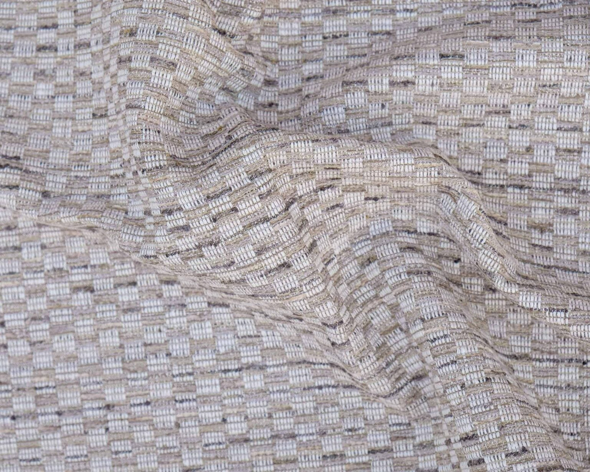 Jarapa fabric by Coordonné in Plata, shown in a styled room