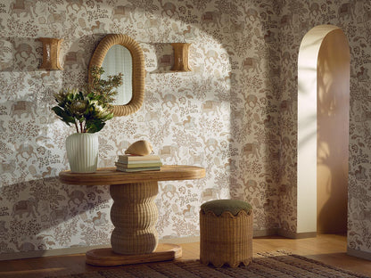 Jardin de Mysore Wallpaper by Pierre Frey shown in a room setting (view 1)
