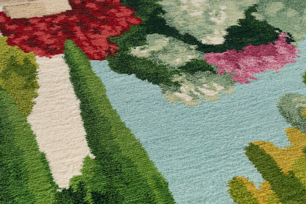 Jardin Extraordinaire Rug by Pierre Frey shown in a room setting (view 1)