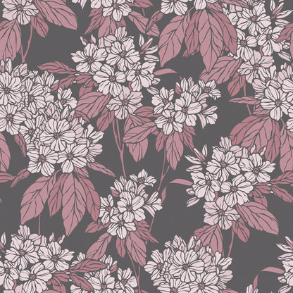 Jasmine Veil Pink mural by Rebel Walls