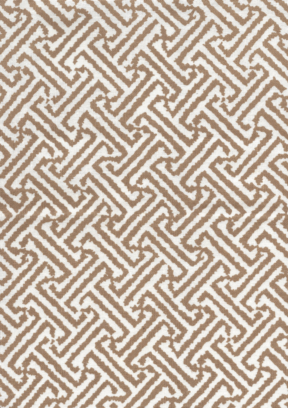 Java Java Camel on White Linen fabric by China Seas