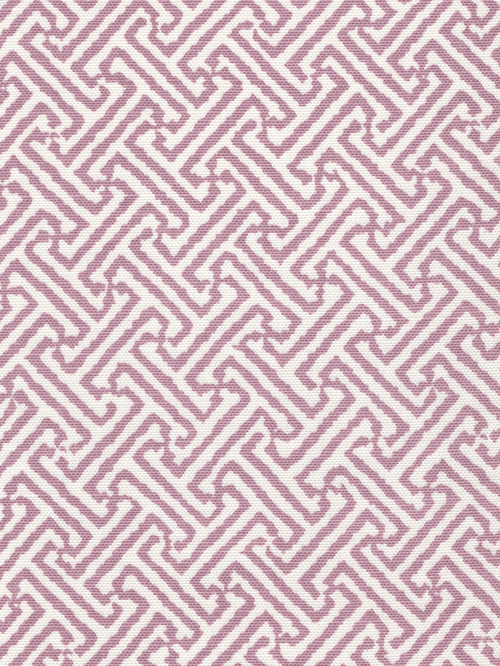Java Java Lilac on White Linen Cotton fabric by China Seas