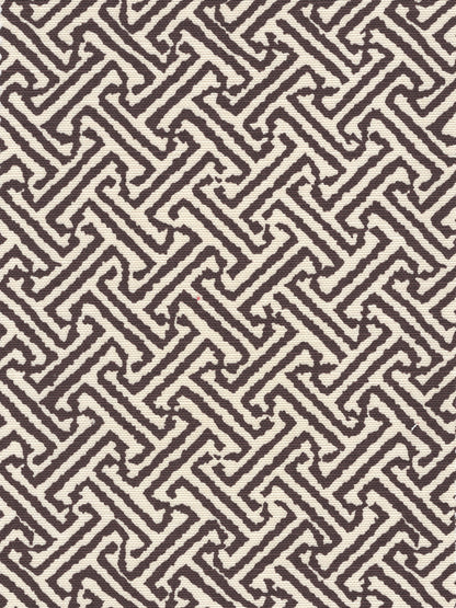 Java Java Brown on Tinted Linen/Cotton fabric by China Seas