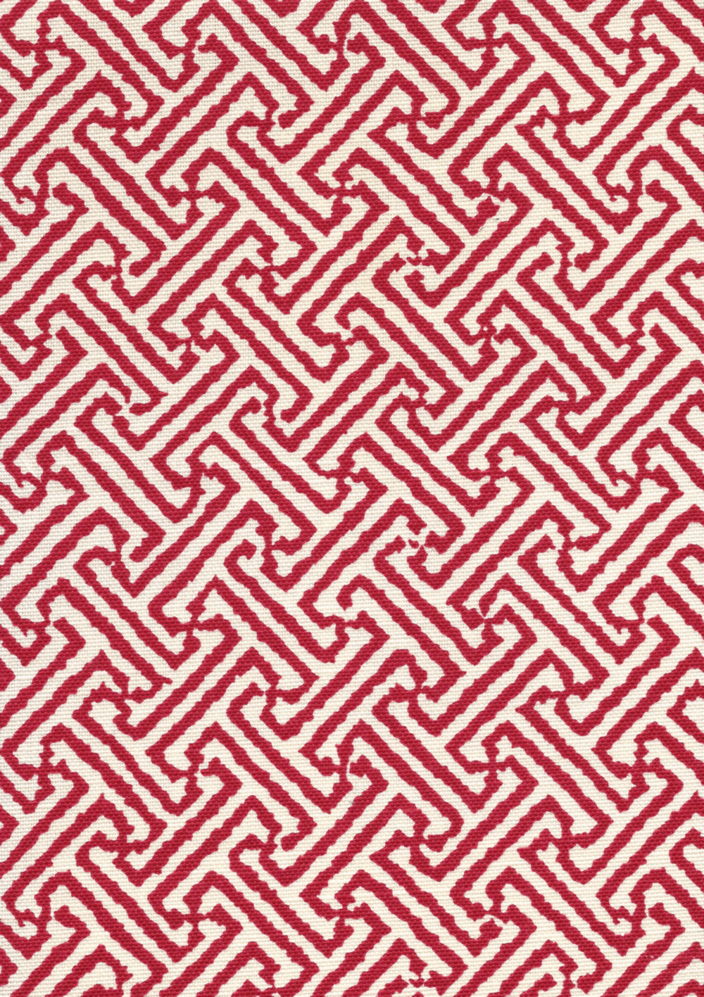 Java Java Dark Red on Tinted Linen Cotton fabric by China Seas