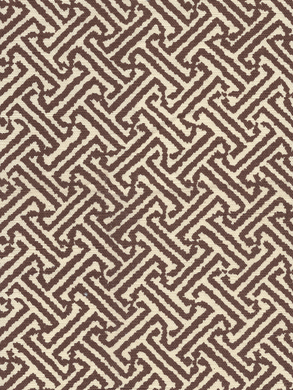 Java Java New Brown on Tinted Linen Cotton fabric by China Seas