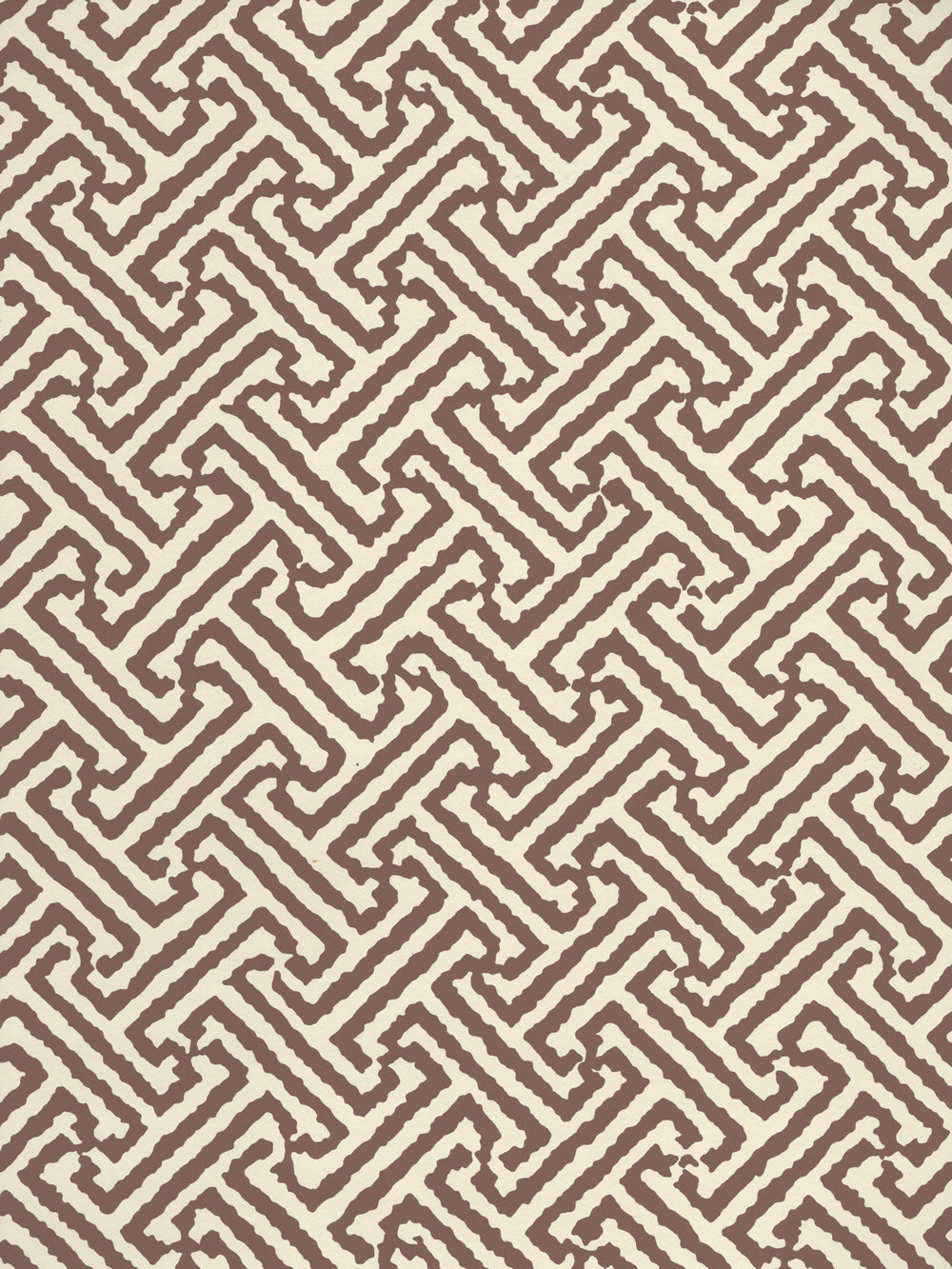 Java Java Brown on Off White wallpaper by China Seas