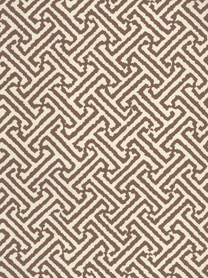 Java Java Brown on Off White wallpaper by China Seas