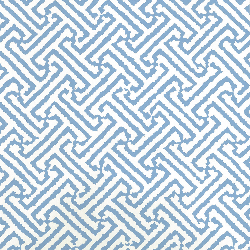 Java Java Pacific Blue Almost White wallpaper by China Seas
