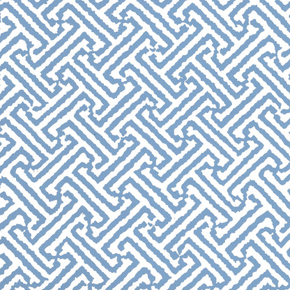Java Java French Blue on White wallpaper by China Seas