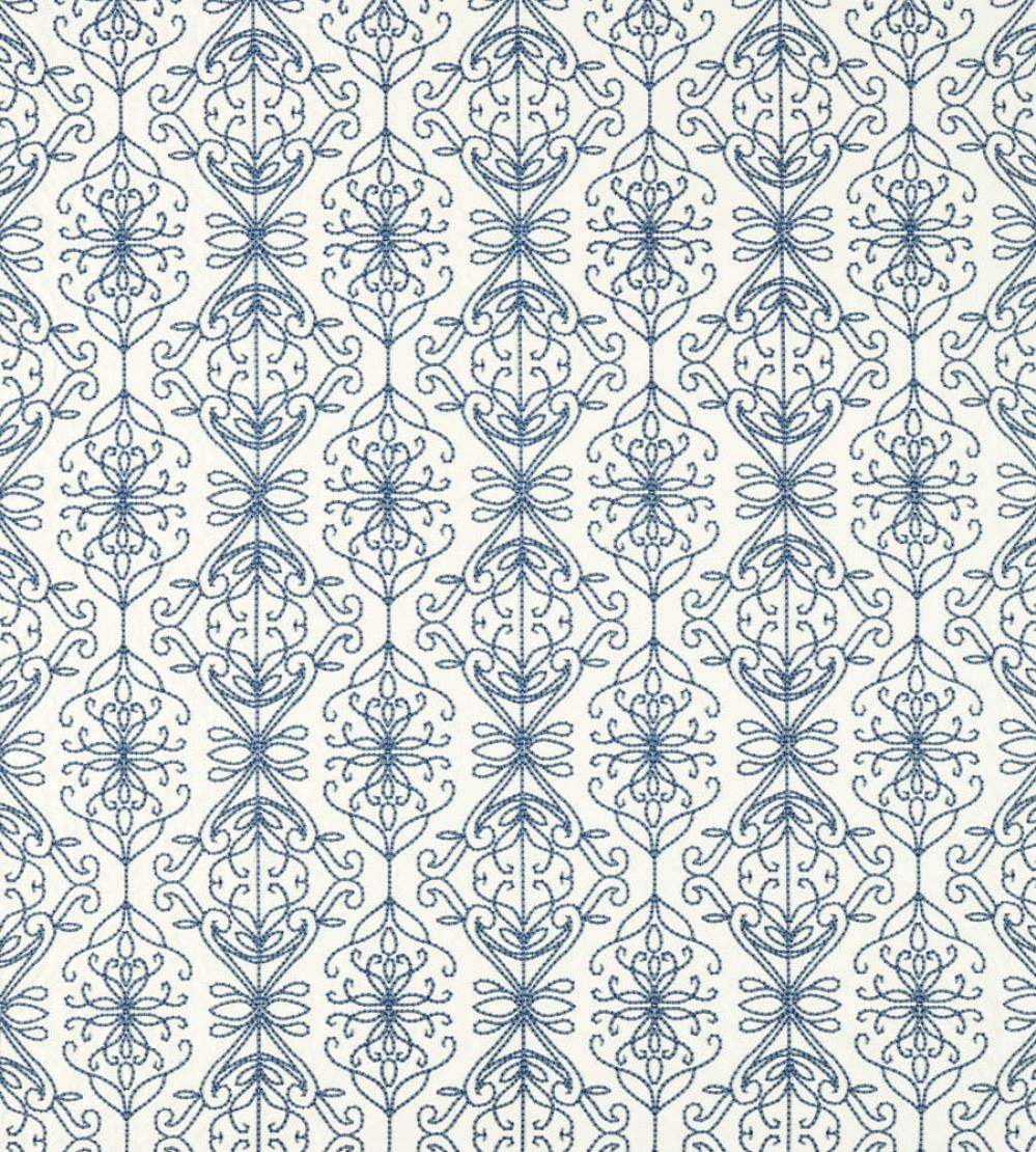 Java Linen Fabric by Harlequin Denim/Pearl