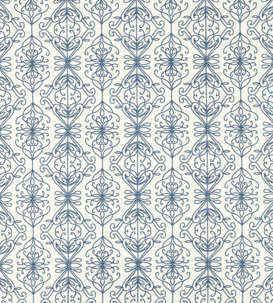 Java Linen Fabric by Harlequin Denim/Pearl