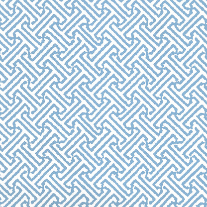 Java Petite French Blue on White wallpaper by China Seas
