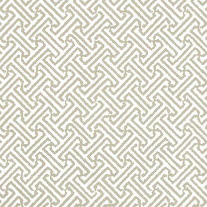 Java Petite Greige on White wallpaper by China Seas