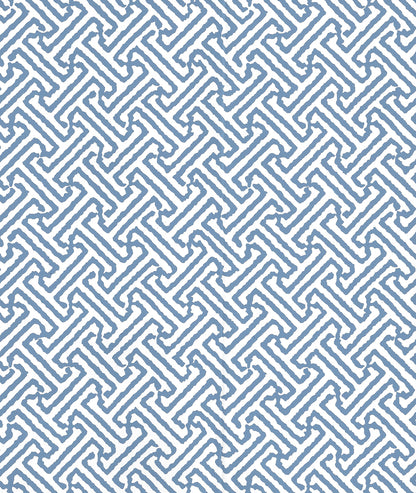 Java Petite Blue on White wallpaper by China Seas
