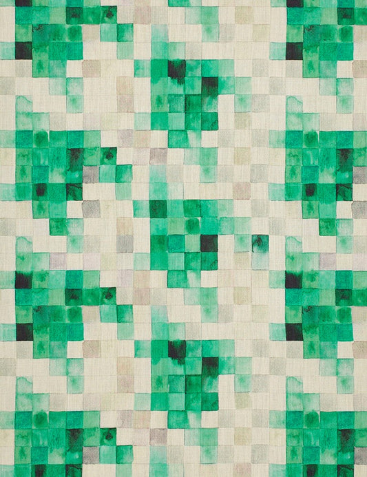Jetavana Fabric by James Malone in Esmeralda (02)