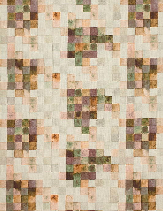 Jetavana Fabric by James Malone in Peach Brown (03)
