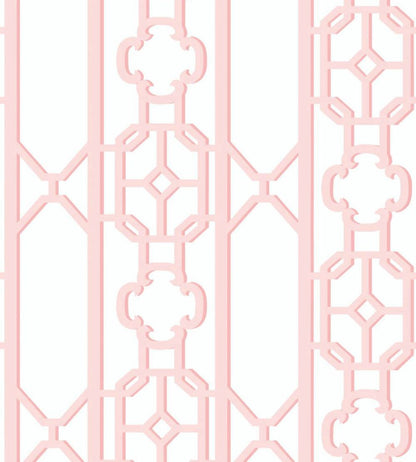 Joanna Fret Wallpaper by Scalamandre Ballet Slipper