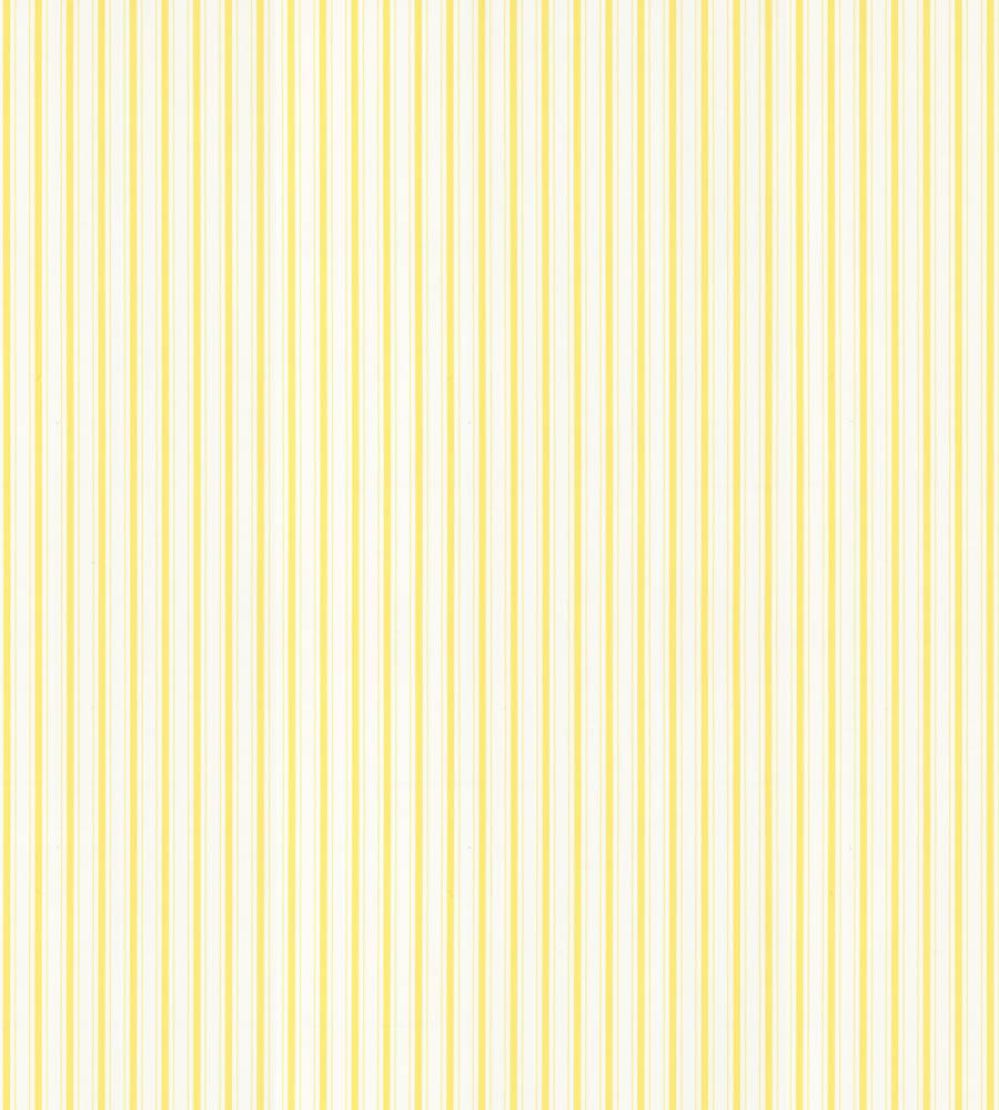 Johnson Stripe Wallpaper by Scalamandre Lemon