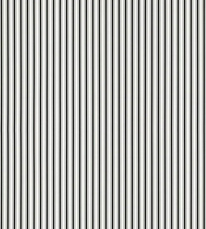 Johnson Stripe Wallpaper by Scalamandre Onyx