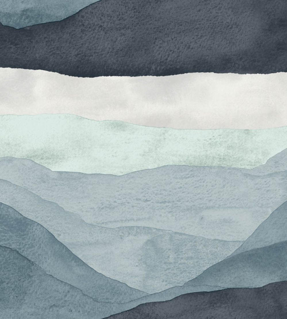 Joiku Wallpaper by Marimekko Blue
