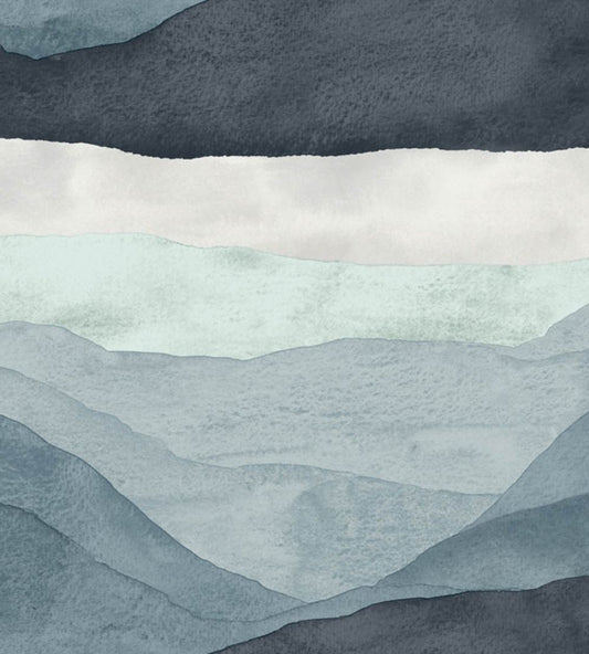 Joiku Wallpaper by Marimekko Blue