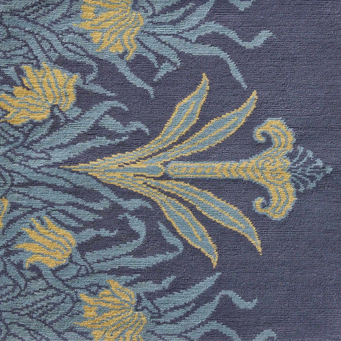 Jonquilles et Narcisses Rug by Braquenié in Bleu (BT134001)