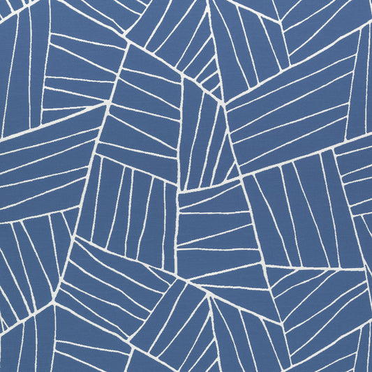 Jordan Woven Fabric by Thibaut in Royal Blue (W74654)