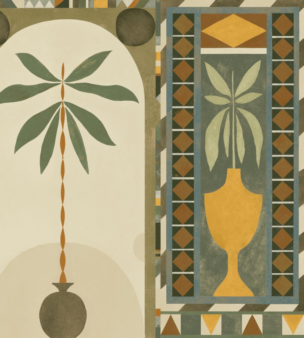 Jungle Arches Mural by Tres Tintas Green